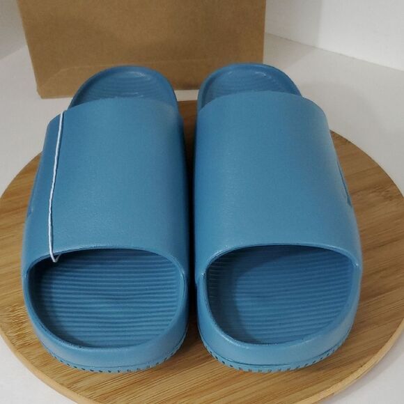 Nike Calm Slide Sandals Smoky Blue Men's Size 13 Women's 14 NWT - Picture 6 of 11